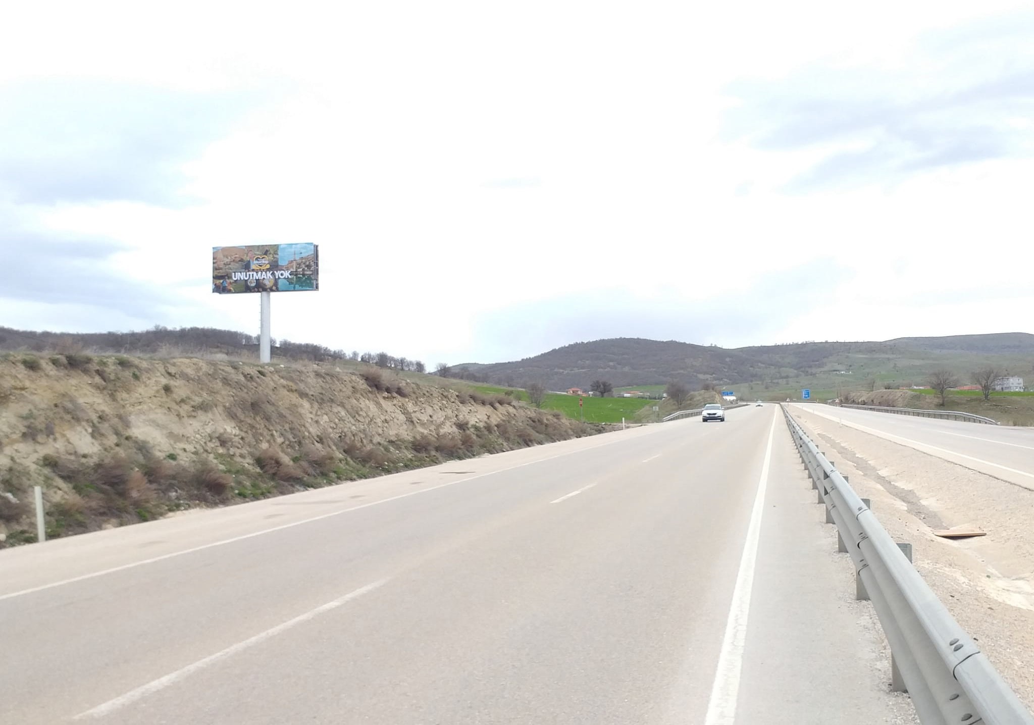 Afyon Antalya Yolu Sandıklı Yol Panosu