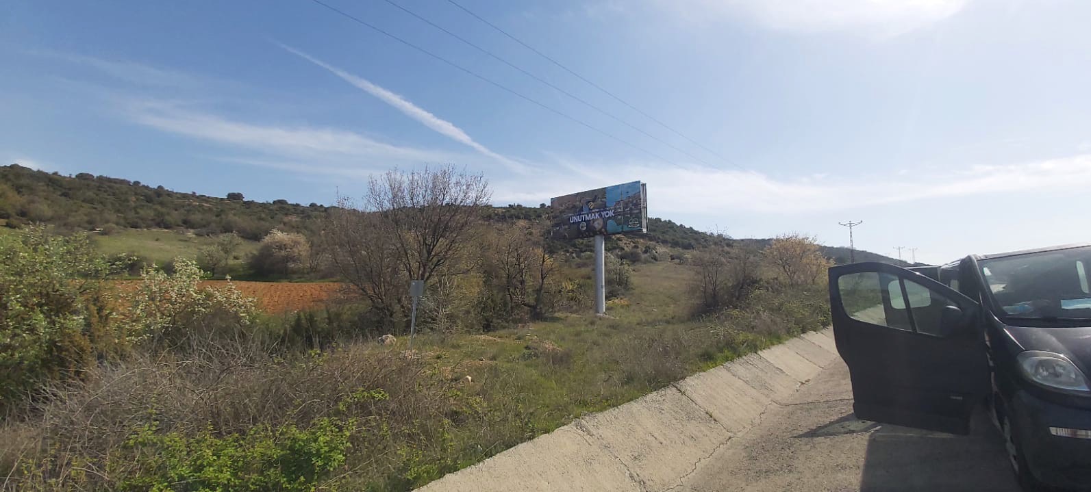 Tekirdağ Keşan Malkara Yol Panosu