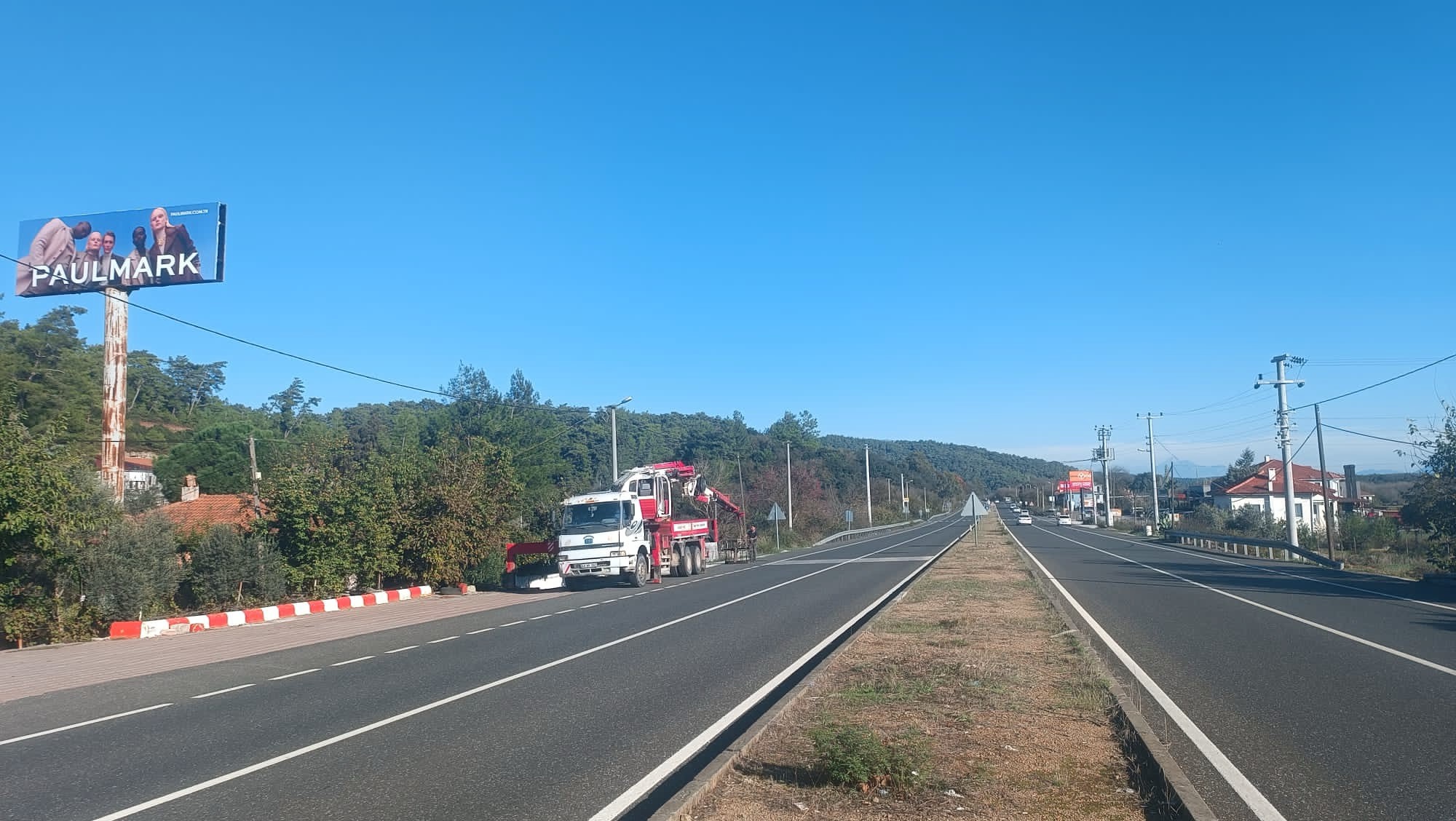 Muğla Ortaca Yolu Yol Panosu
