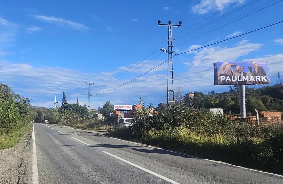 Ordu Ünye Tokat Yolu Yol Panosu