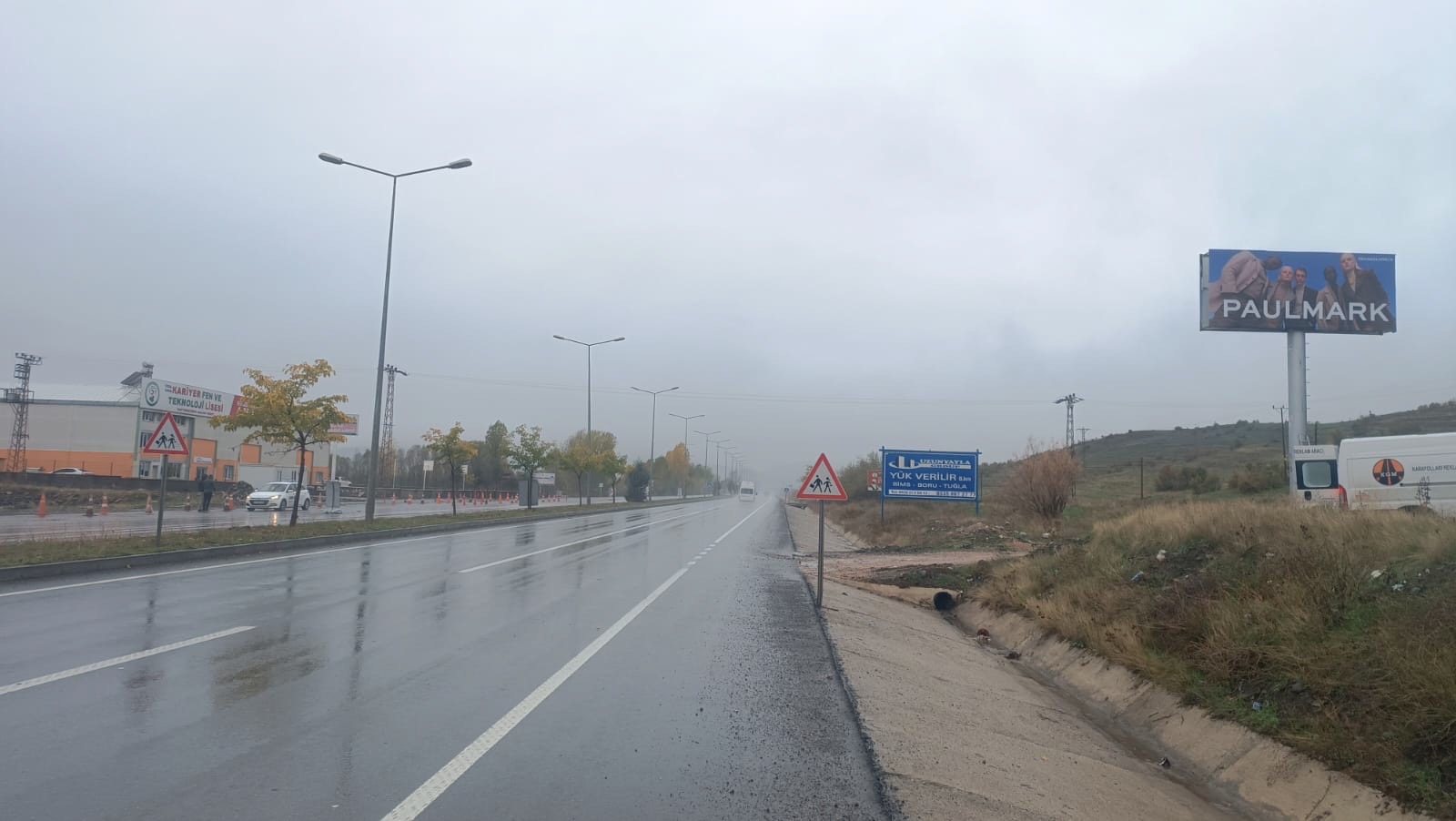 Bingöl Muş Yolu Yol Panosu