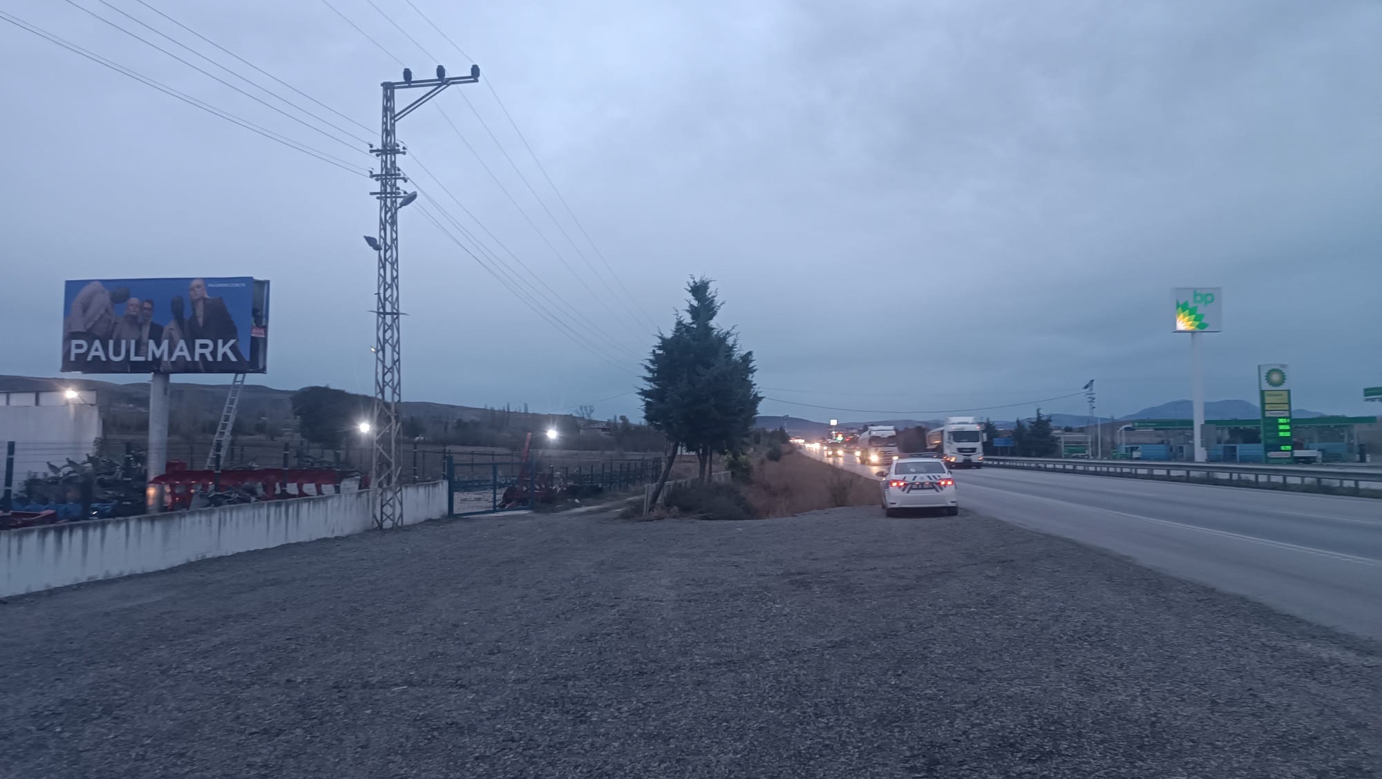 Amasya Merzifon Yol Panosu