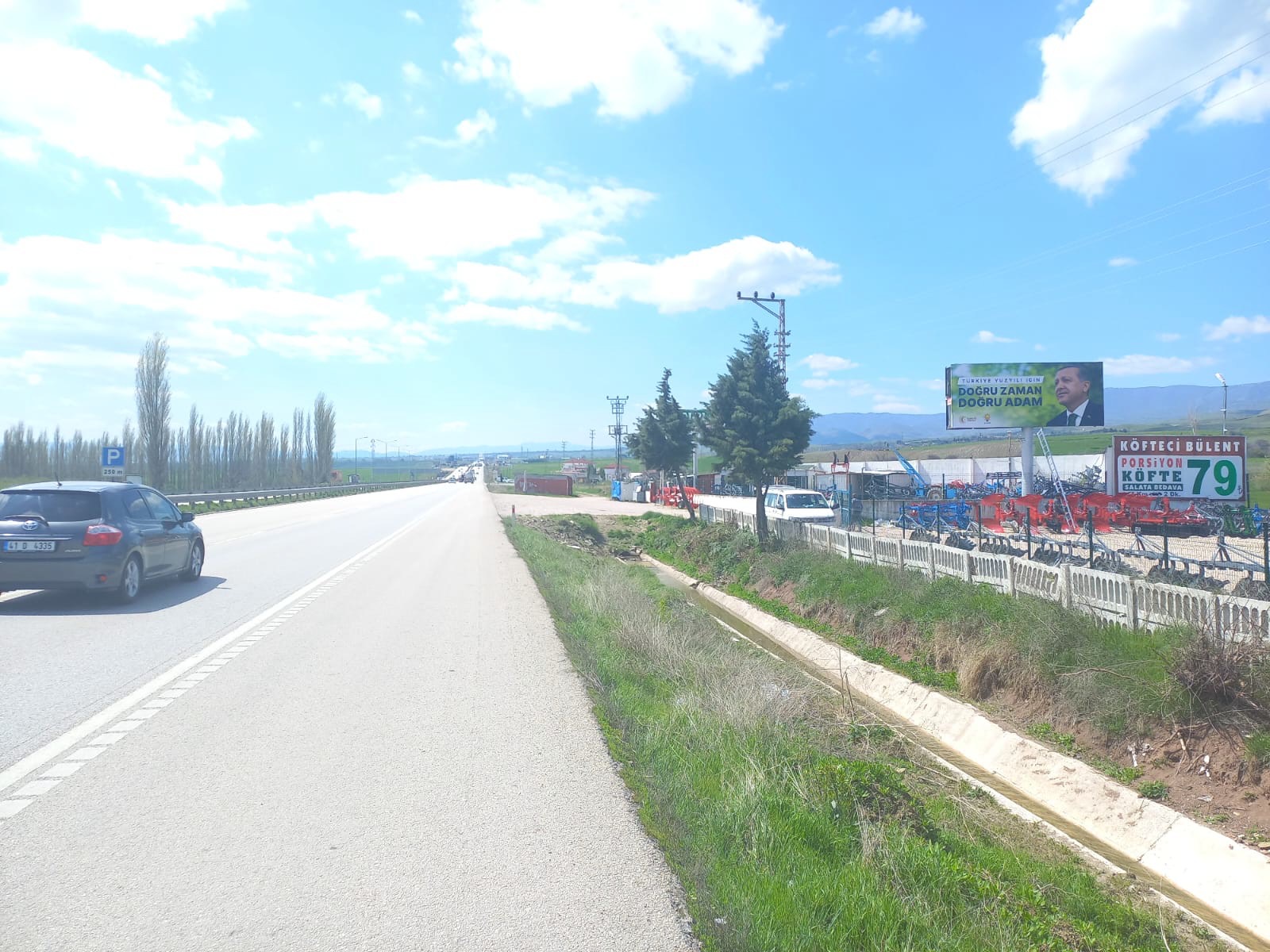 Amasya Merzifon Yol Panosu