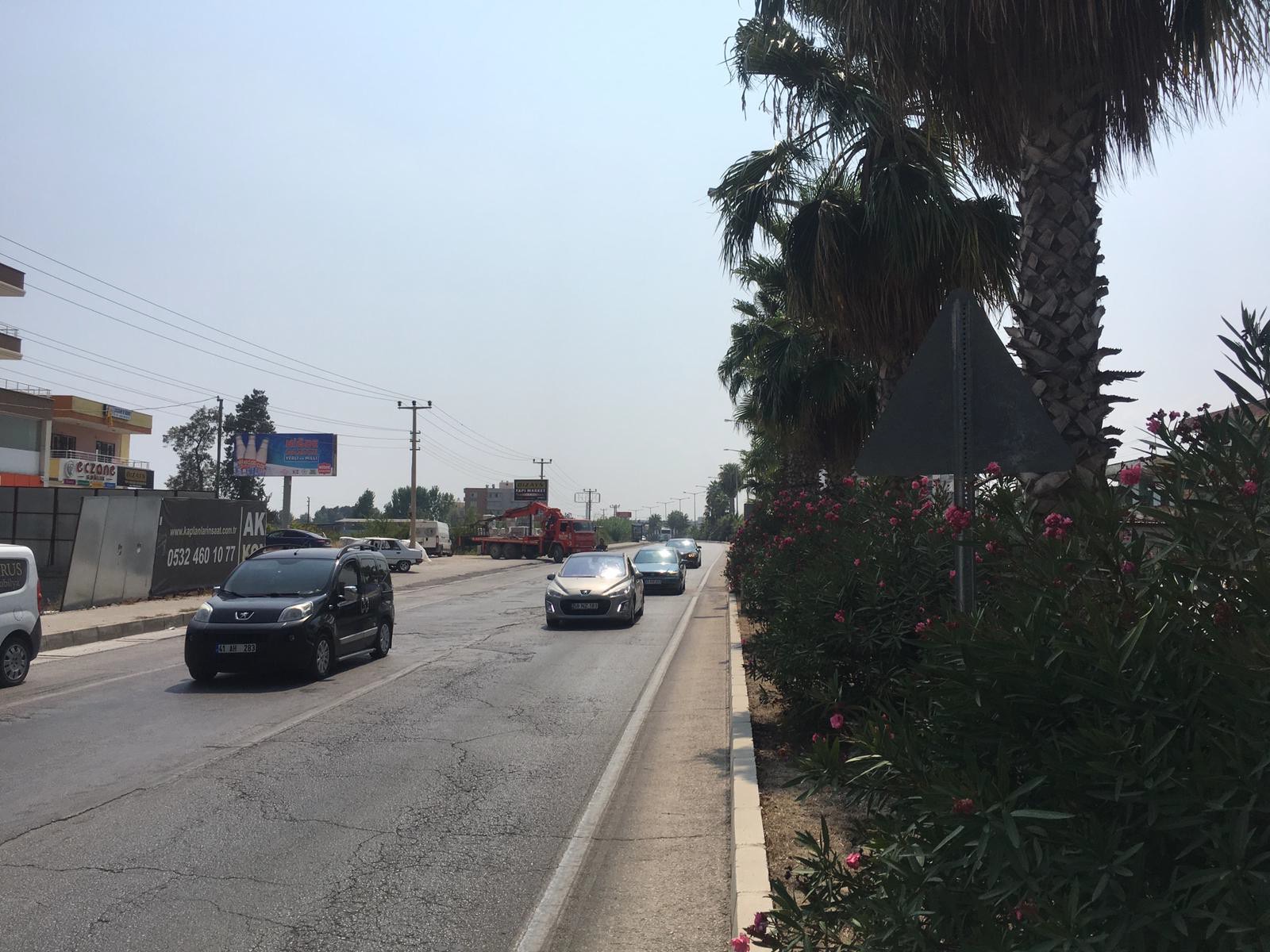 Mersin Erdemli Yol Panosu