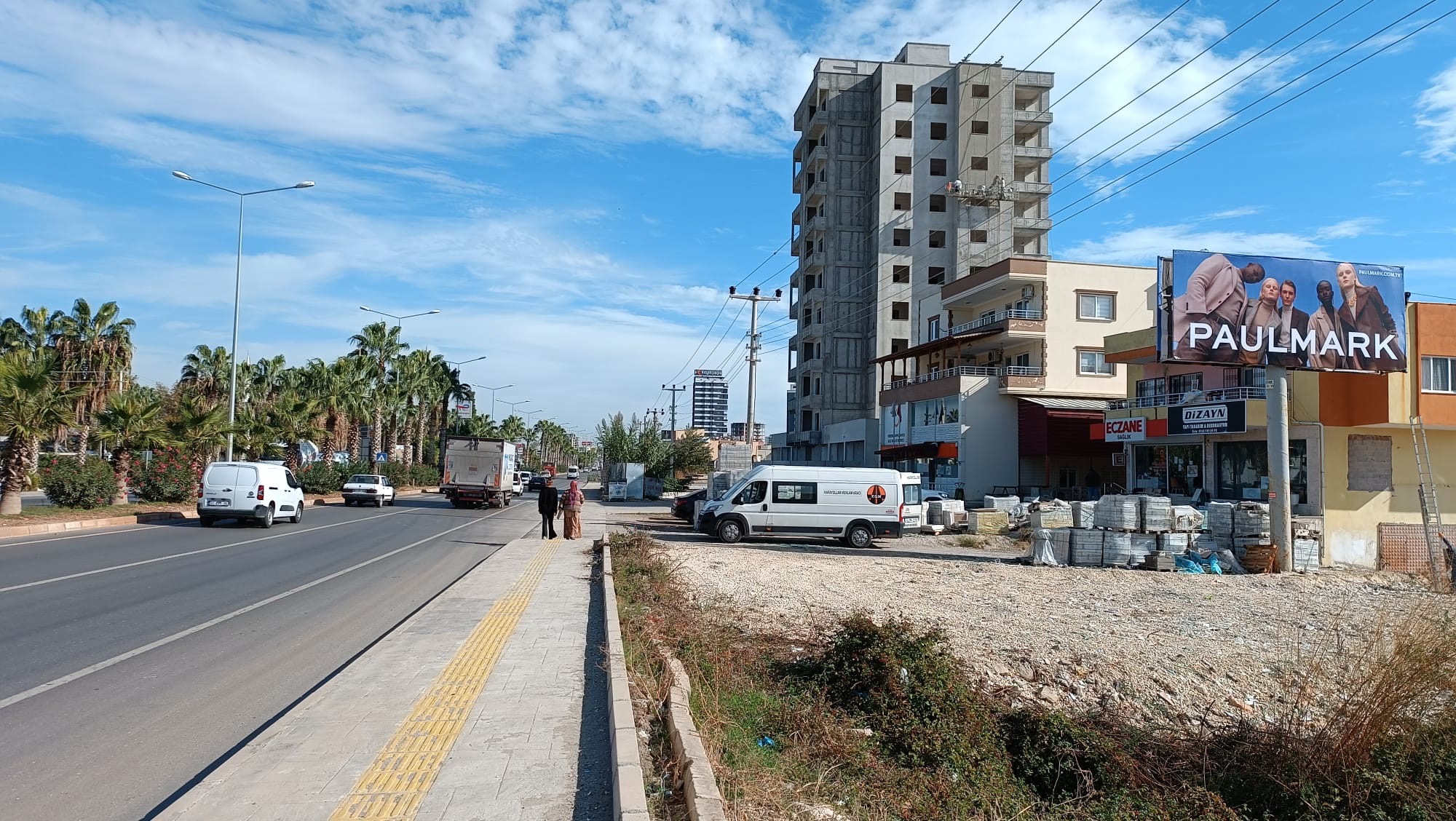 Mersin Erdemli Yol Panosu
