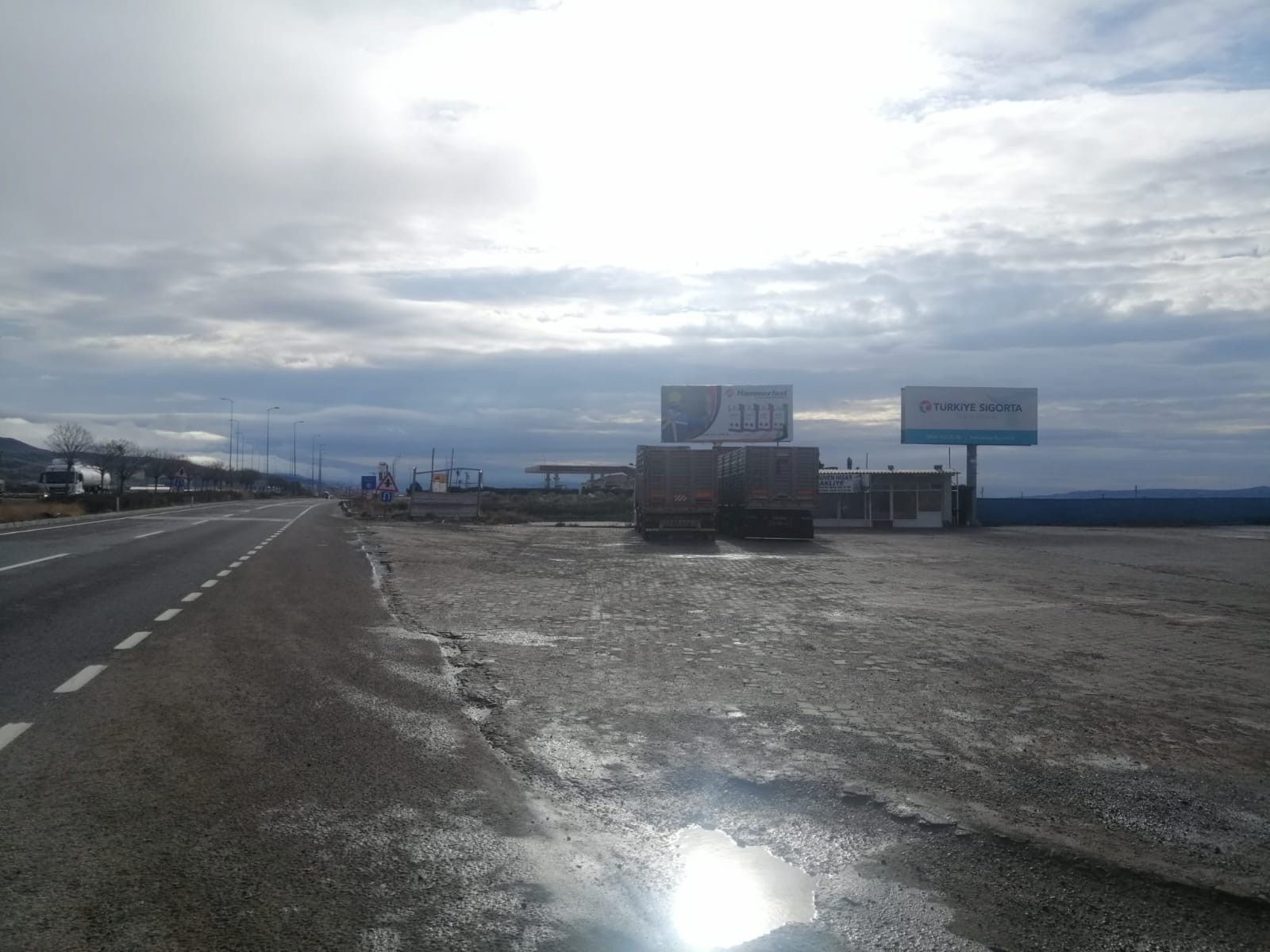 Ankara Adana Yolu Şereflikoçhisar Yol Panosu