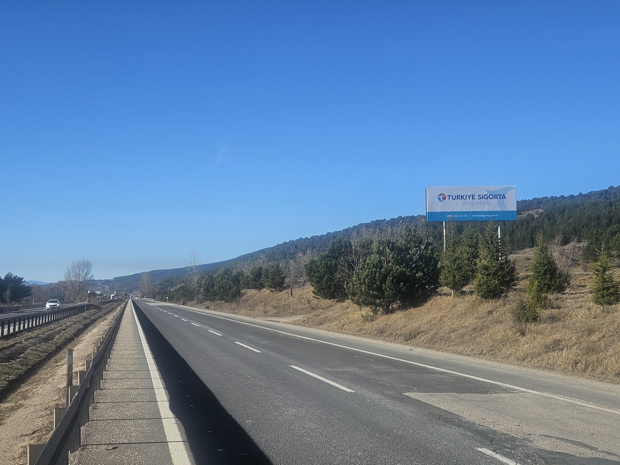 Bolu Gerede Yolu Yol Panosu