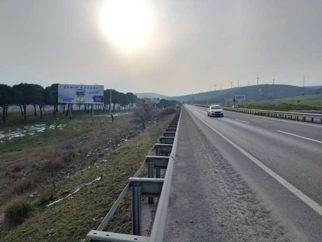 Balıkesir Susurluk İstanbul Yolu Yol Panosu