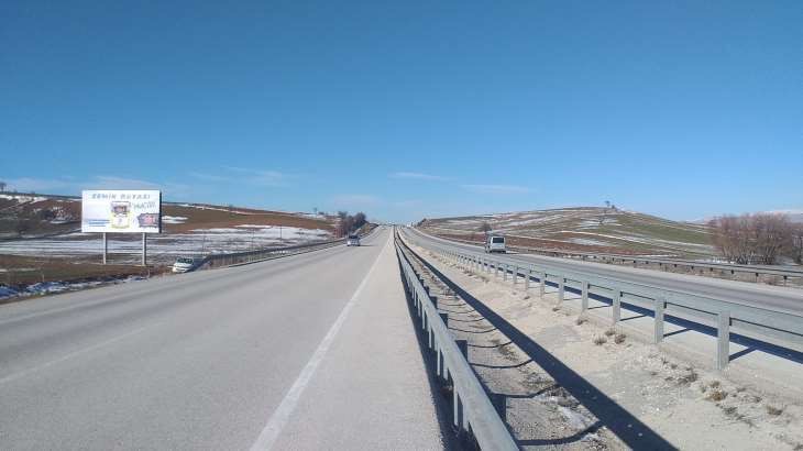 Antalya Afyonkarahisar Yolu Yol Panosu