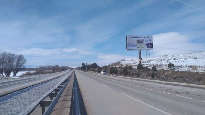 Afyonkarahisar İzmir Yolu Yol Panosu