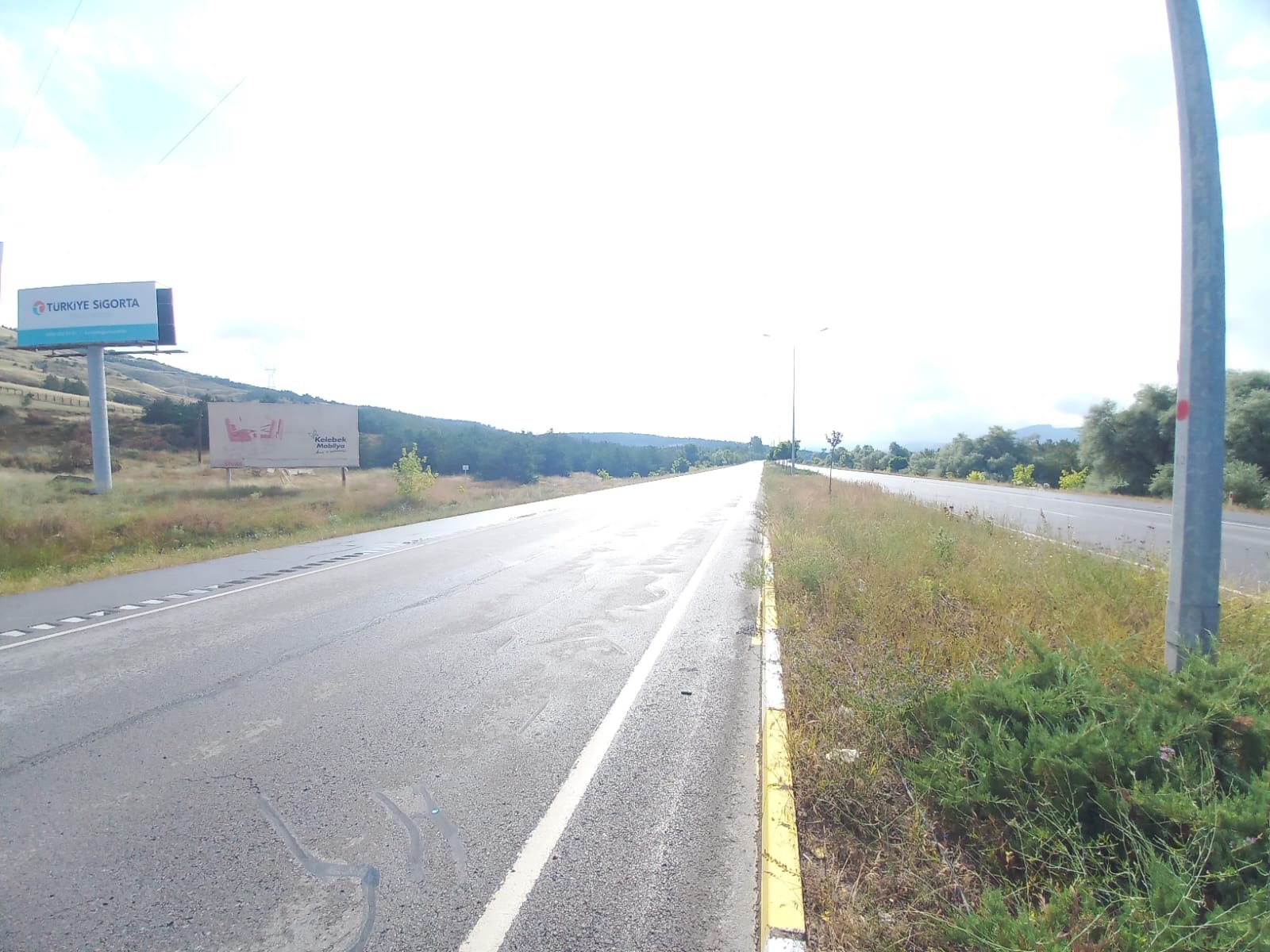 Sivas Yozgat Yolu Yol Panosu