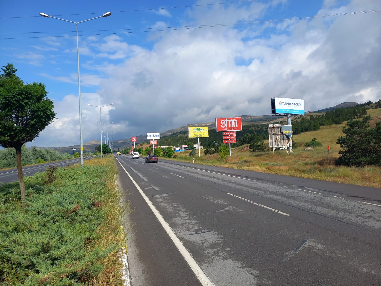Sivas Yozgat Yolu Yol Panosu