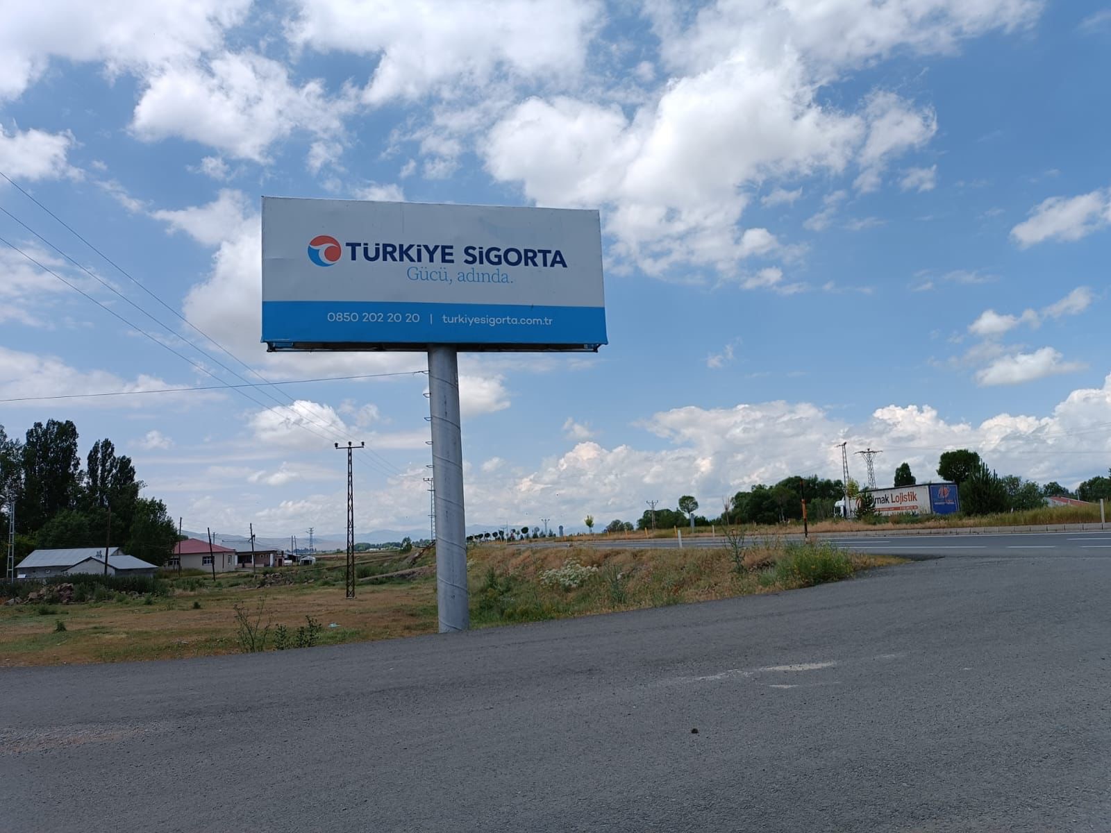 Erzurum Ağrı Yolu Yol Panosu