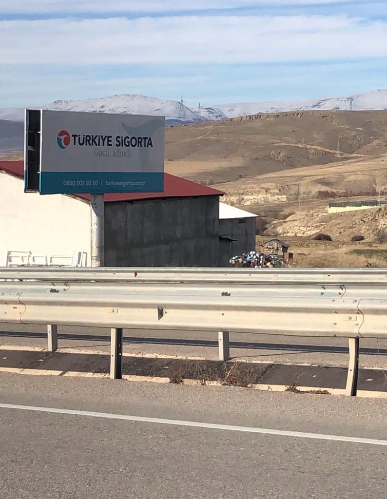 Gümüşhane Zigana Geçişi Bayburt Yol Panosu