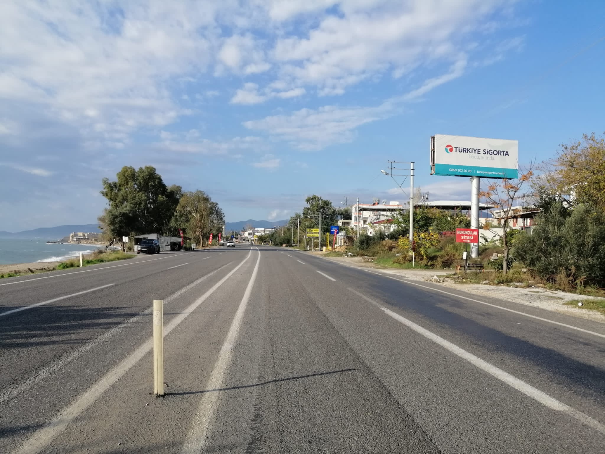 Mersin Anamur Bozyazı Yol Panosu