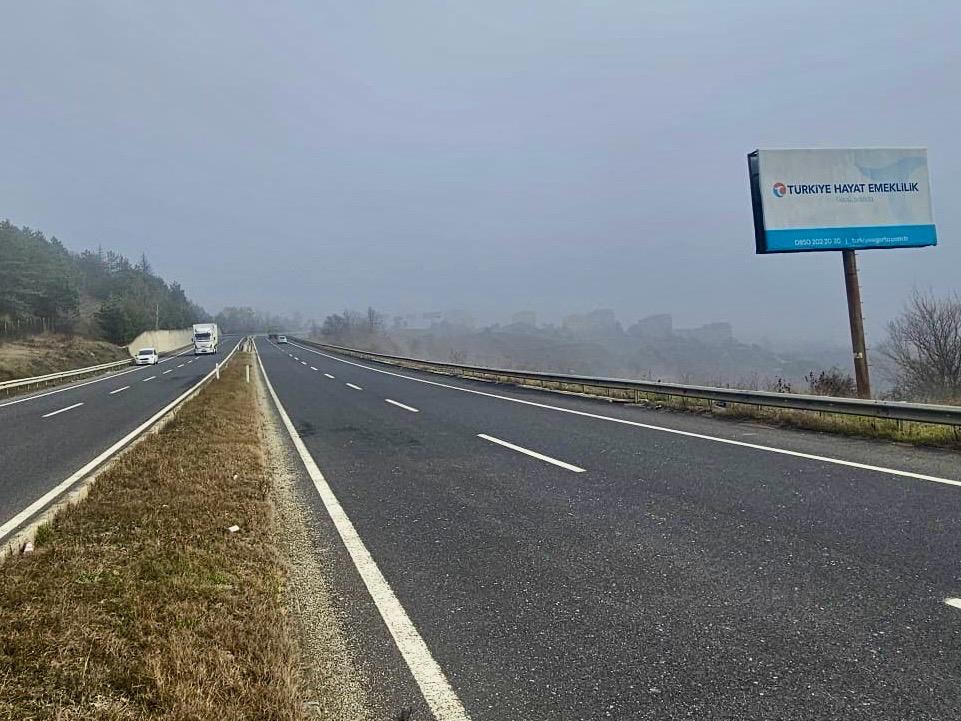 Bolu Merkez Yol Panosu