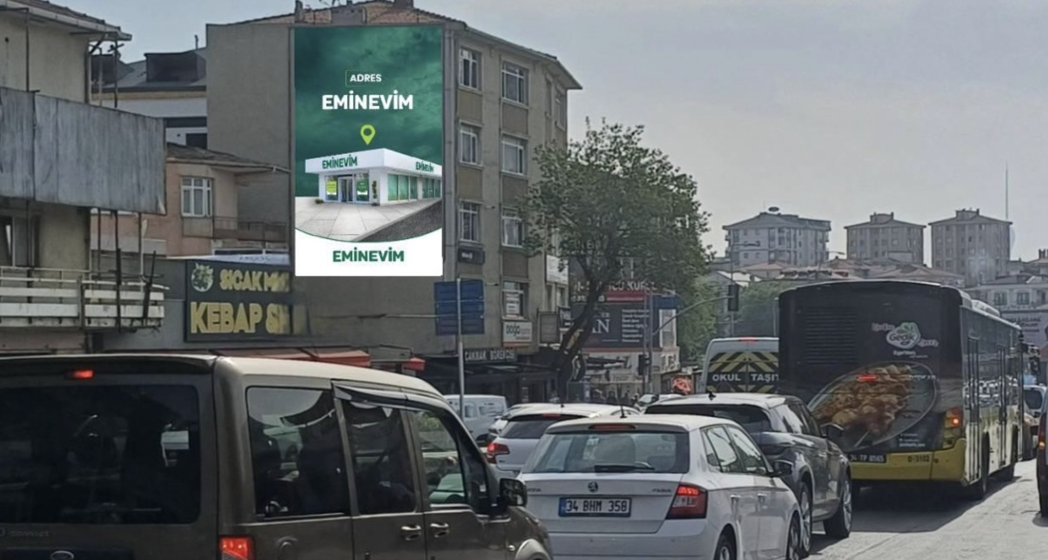 İstanbul Ümraniye Çakmak Köprüsü Duvar Reklam