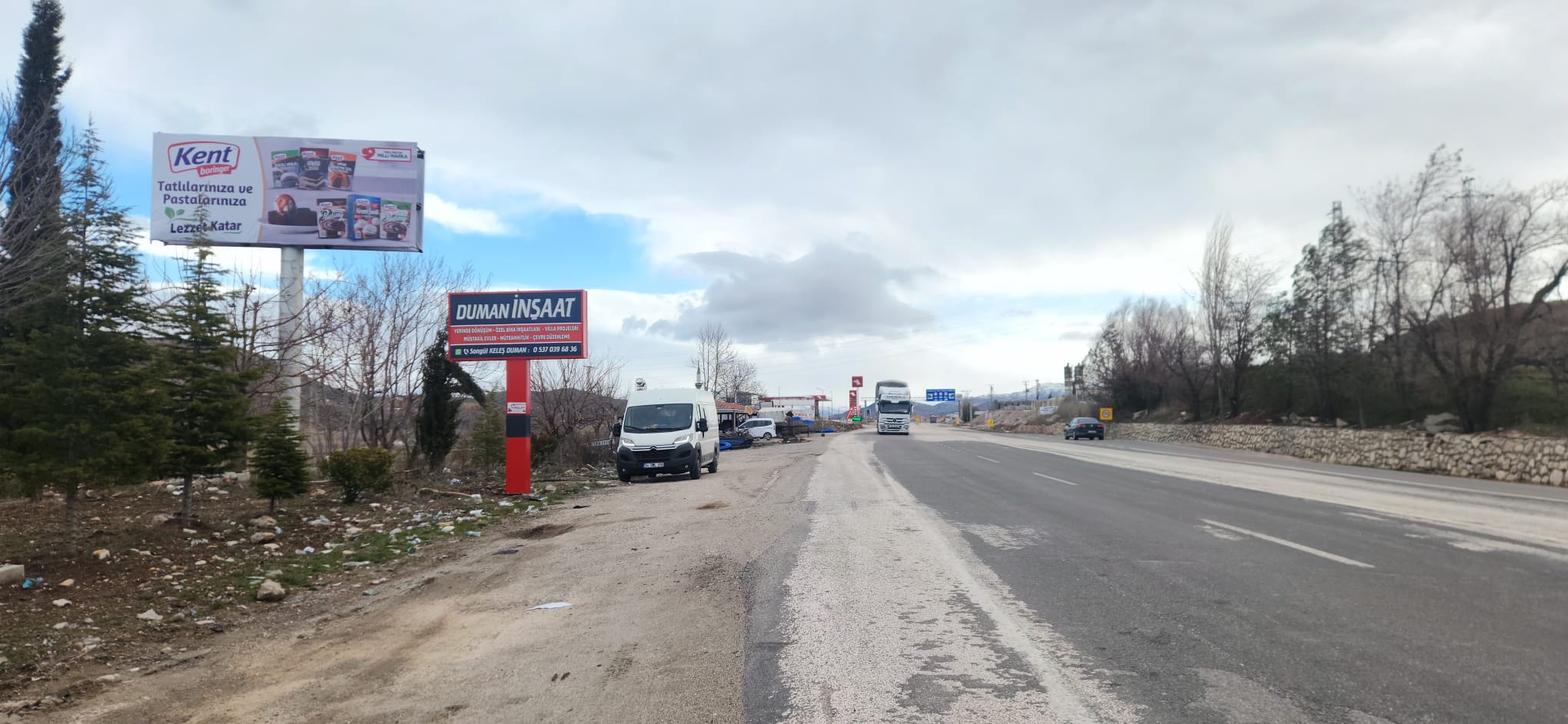 Kahramanmaral gölbaşı Yolu Yol Panosu