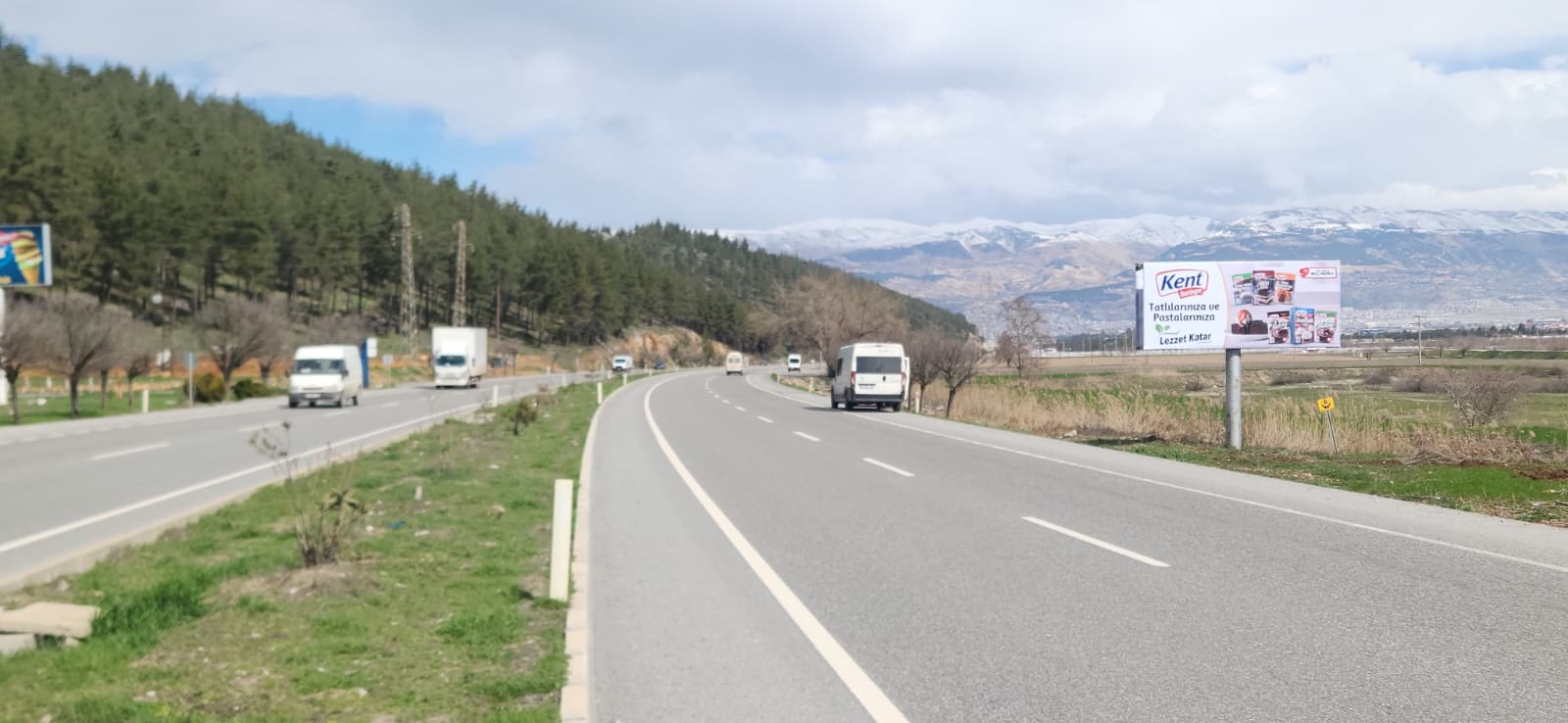 Kahramanmaraş Yol panosu