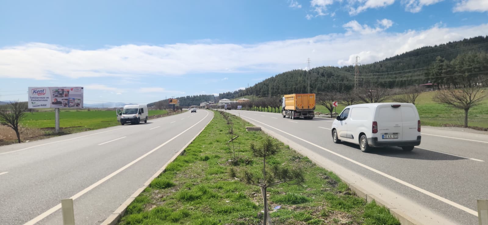 Kahramanmaraş Yol panosu