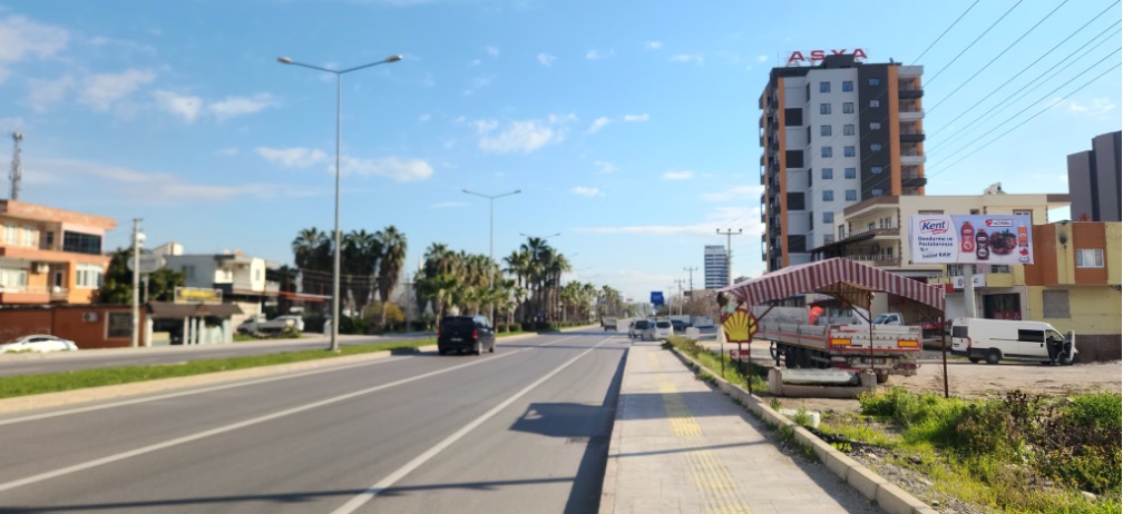 Mersin Erdemli Yol Panosu