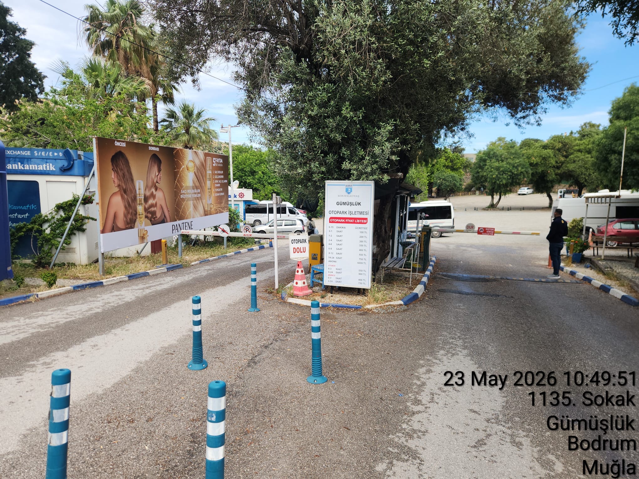 Bodrum Gümüşlük Otopark Megaboard Reklam