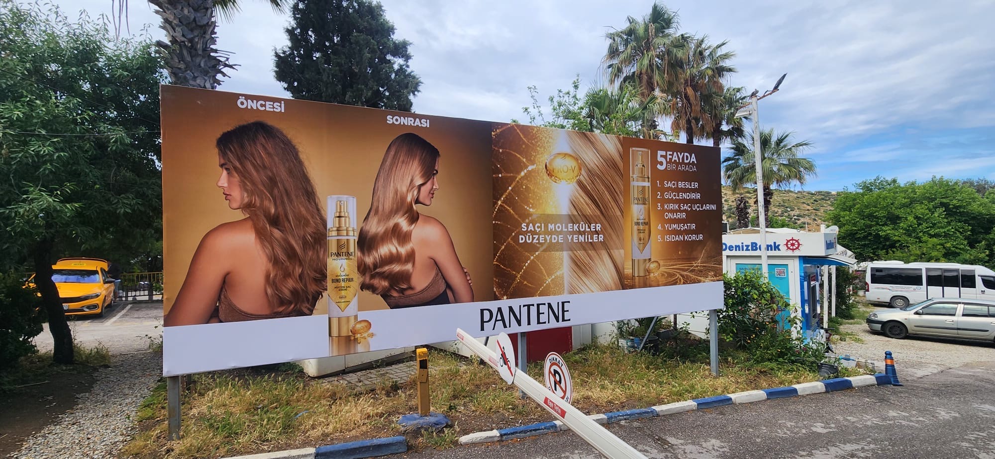 Bodrum Gümüşlük Otopark Megaboard Reklam