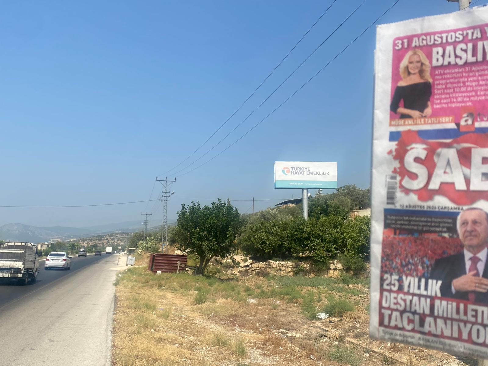 Mersin Alanya Yolu Silifke Mevkii Totem