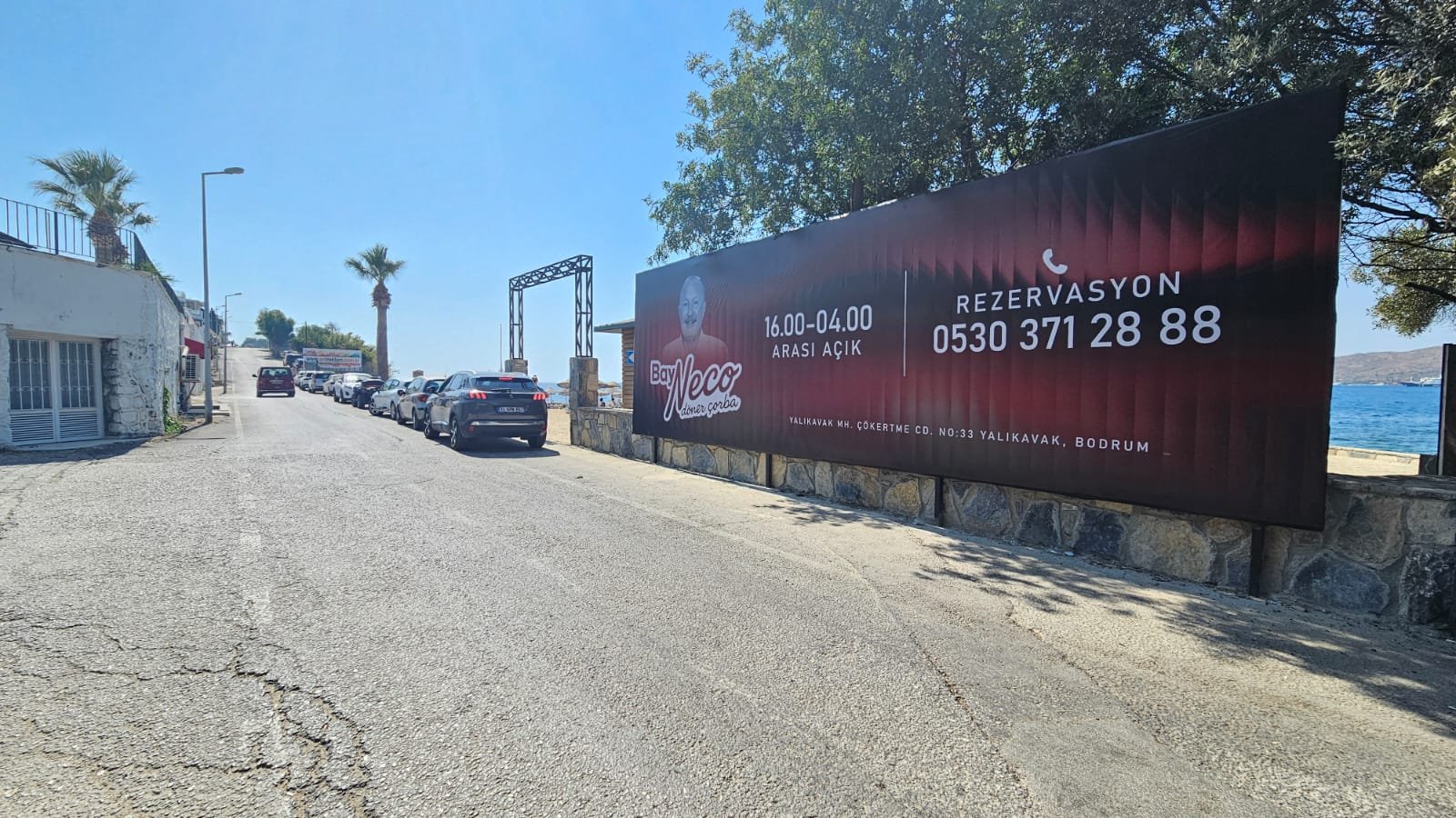 Sahil yolundan görünüm