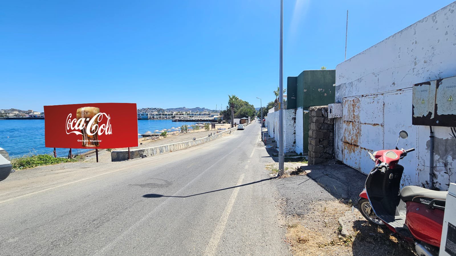 Karşı yönden görünüm